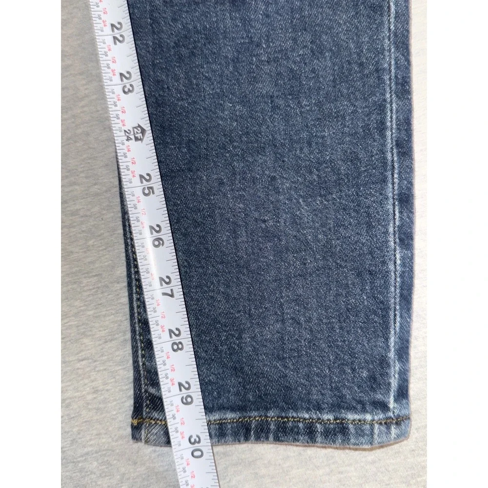 Hudson Womens Krista Jeans Skinny Dark Wash Distressed Denim Streetwear Size 28